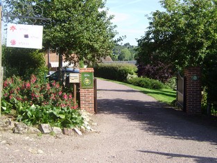 L'entrée du gite rural